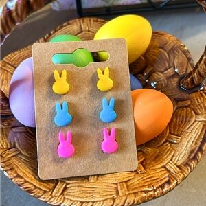 Peeps Easter Bunny Mini Studs
